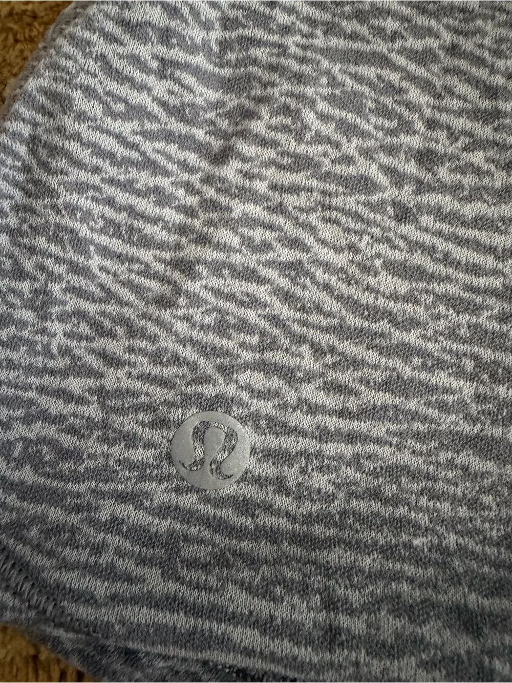 GUC Lululemon Heathered Gray tank top SMALL